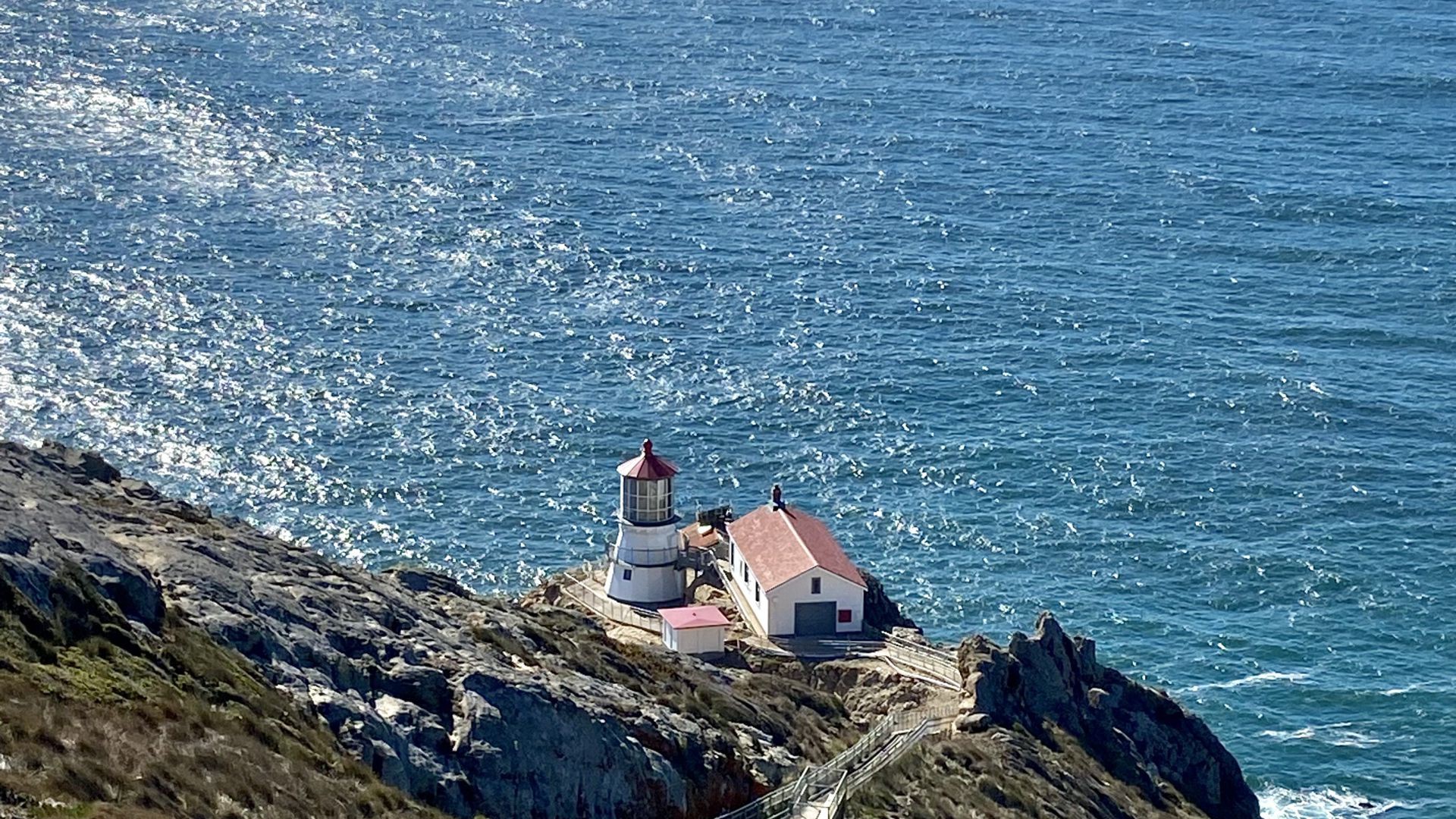 ⁣Point Reyes Bike to Light House